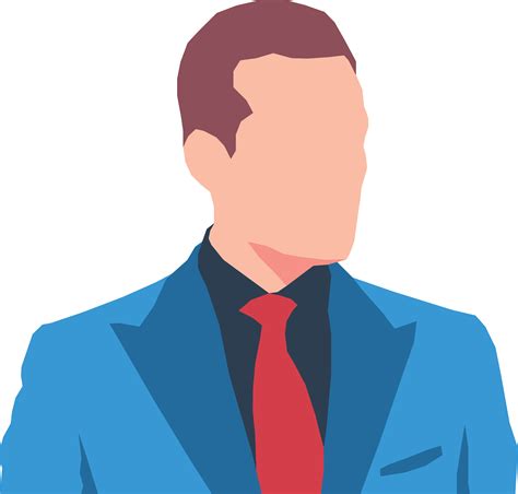 clipart   faceless business man avatar