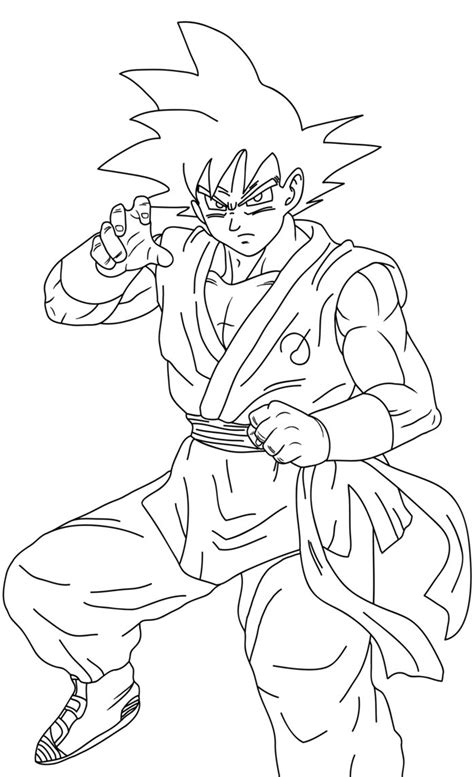 Ssgss Goku Coloring Pages At Free