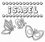 Isabel Nombres sketch template