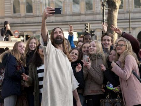 jesus christ has become an unlikely pin up for hipster