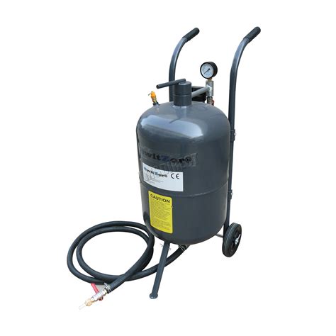 switzer portable sand blaster   gallon mobile sand bead blasting