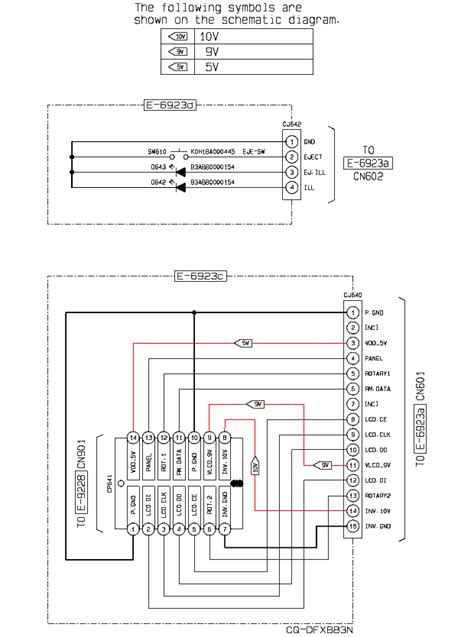 panasonic cn nvdu unit  pinout wiring diagram