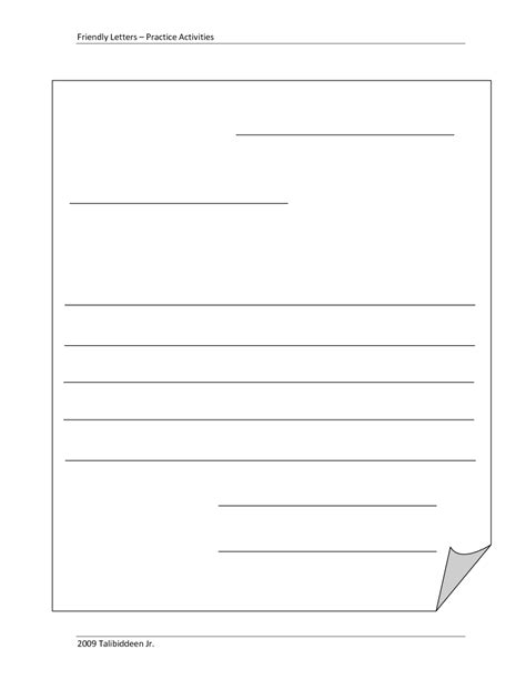 letter writing template  guide  writing professional letters