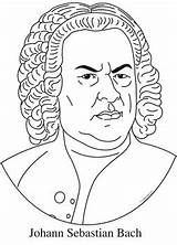 Bach Johann sketch template