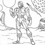 Robot Iron Man Coloring Sheet sketch template