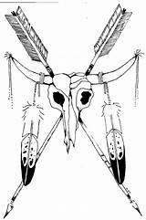 Spear Drawing Indian Native American Getdrawings sketch template
