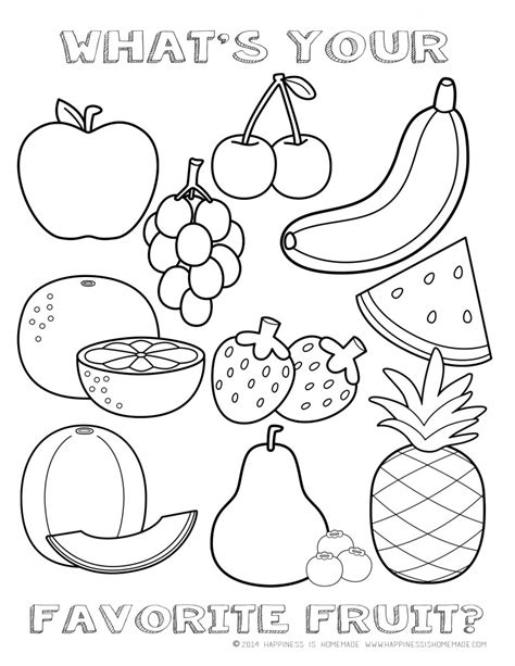 nutrition coloring pages    print