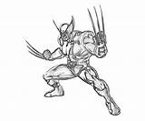 Wolverine Marvel Capcom Vs Coloring Pages sketch template