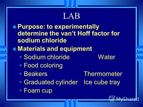 Error analysis of freezing point depresion