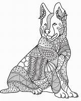 Coloring Pages Dogs Realistic Dog Printable Color Getcolorings Print sketch template