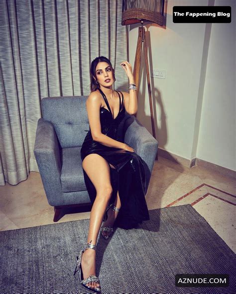 Rhea Chakraborty Sexy Poses Showcasing Her Hot Legs In A Photoshoot