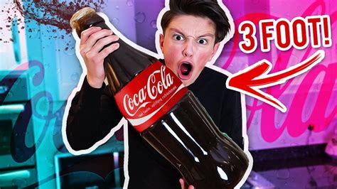 Diy Giant Gummy Coca Cola Bottle 3 Foot Huge Coke Bottle Impossible