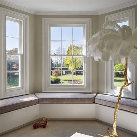 sash window seat  dressing room timber windows windows wellness design