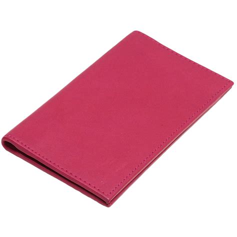 pielino womens plain checkbook cover genuine leather slim ebay