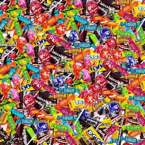 bulk tootsie candy minis size bars variety mix  ounce  piece bag