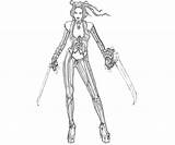 Coloring Bloodrayne Rayne Blood Designlooter Weapon sketch template