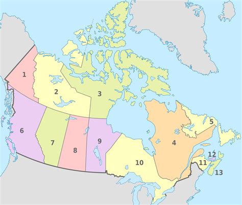 provinces  territoires du canada wikipedia canada province