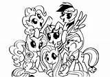 Coloring Pony Little Pages Girls Printable Characters Pdfs sketch template