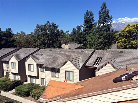 apartment complex roofing project    roofing  solar upland ca  roofing solar