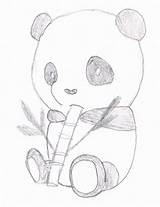 Panda Coloring Cute Pages Baby Pandas Drawing Eating Bamboo Printable Kids Cartoon Getdrawings Color Animal Tech High Print Anime Getcolorings sketch template