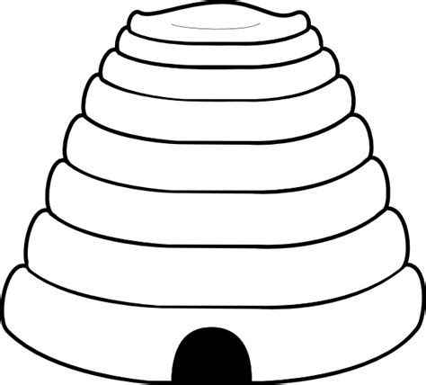 beehive template clipart