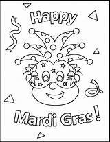 Mardi Gras Coloring Pages Kids Color Print Happy Activities Sheets Printable Crafts Preschool Worksheets Parade Book Party Books Louisiana Kid sketch template