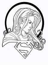 Supergirl Jamiefayx Kolorowanki Gratistodo Superhero Pre02 Adults Volwassenen Kleurplaten sketch template