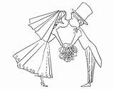 Coloring Kissing Coloringcrew Husband Wife sketch template
