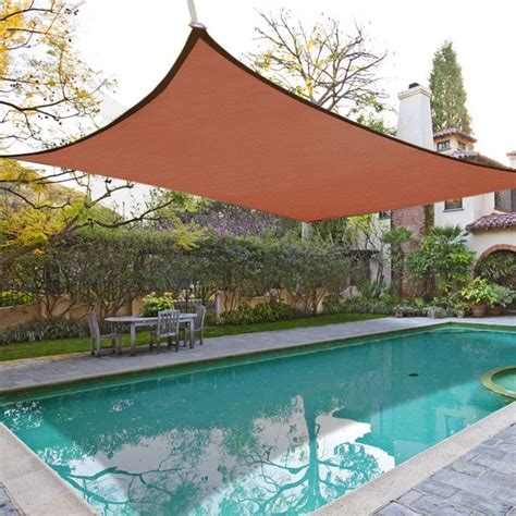 diy outdoor shade canopy  pavestone pool shade shade sails patio backyard shade