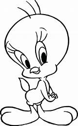 Tweety Bird Coloring Pages Printable Color Baby Getcolorings Print Ghetto sketch template