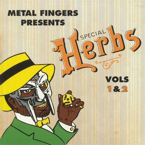 mf doom aka metal fingers special herbs vol 1 and 2 vinyl 2xlp