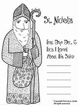 Nicholas Saint Coloring Printables Nick Happy sketch template