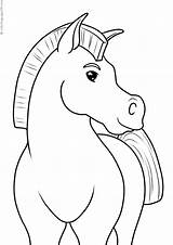 Hevoset Varityskuvia Pferd Caballos Cavalli Tulosta Kostenlos sketch template