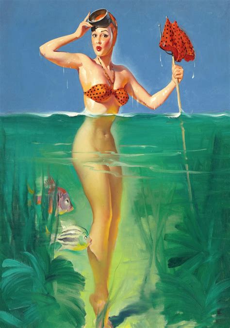 Pop Sexy Swim Bikini Vintage Pin Up Girl Poster Classic