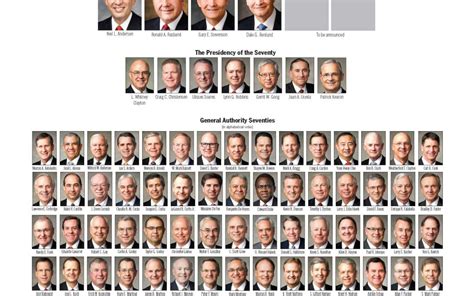 updated lds general authority chart january  lds resources