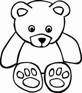 Bear Teddy Clipart Pluspng sketch template