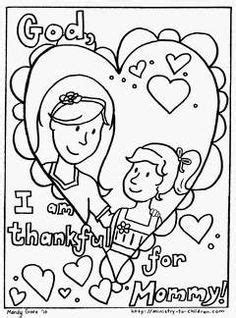 sunday school mothers day  daughters mothers day coloring pages