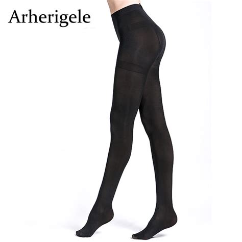 arherigele women pantyhose stockings spring autumn 120d velvet warm