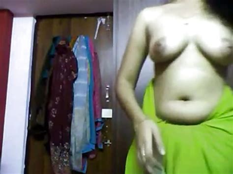 Amateur Indian Is Caught With Her Tits Out In The Dressing
