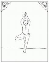 Yoga Coloring Pages Kids Poses Pose Tree Storytime Asana Printable Color Popular Vrksasana Getcolorings Books Coloringhome sketch template