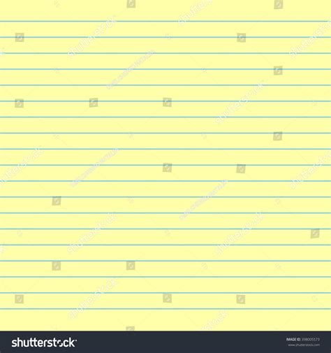 yellow lined paper vector illustration stock vector royalty