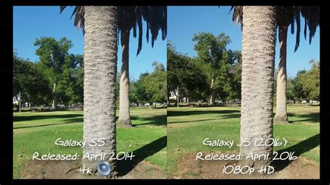 Galaxy J5 1080p Vs Galaxy S5 4k Video Camera Comparison