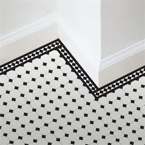 black  white pattern floor tiles laying floor tiles   small