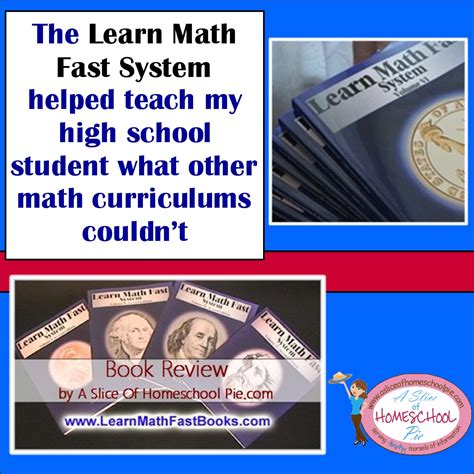 slice  homeschool pie learn math fast system review      teach  high