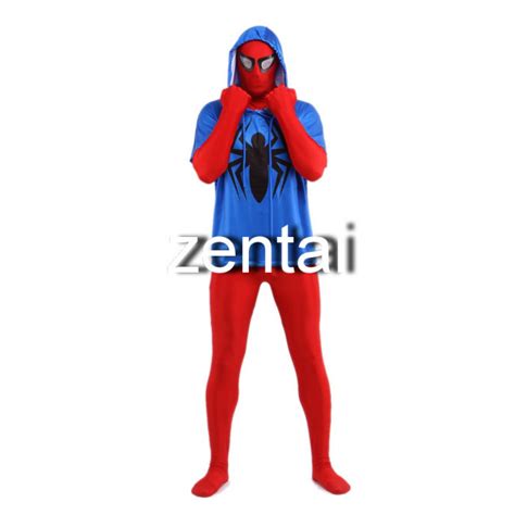 halloween spiderman red cosplay zentai suit buy red spiderman spandex lycra zentai