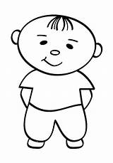 Coloring Pages Baby Clean Kids Lines Boy Cute Colouring Hello Clipartmag People Sheets Boys Valentine Jesus Scribblefun Choose Board sketch template