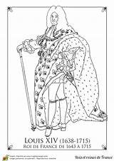 Xiv Rois Imprimer Versailles Reine Couronne Coloriages sketch template
