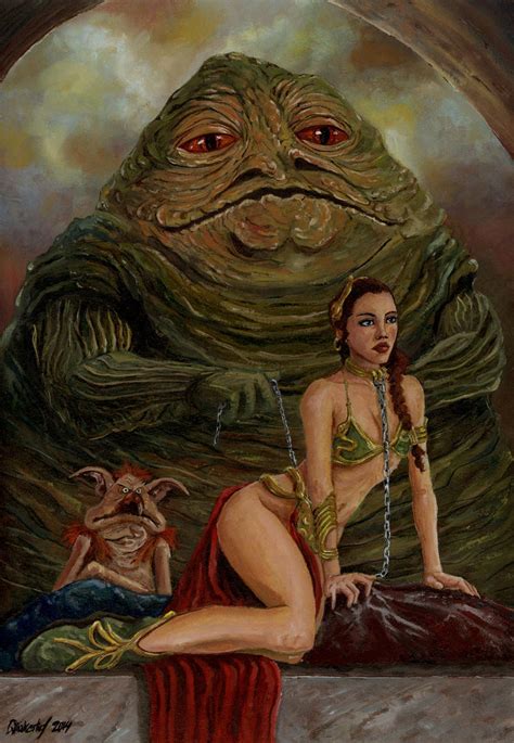 Leia In Jabba S Hands By Vinkerlid On Deviantart