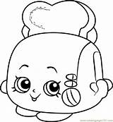 Shopkins Toasty Coloringpages101 sketch template