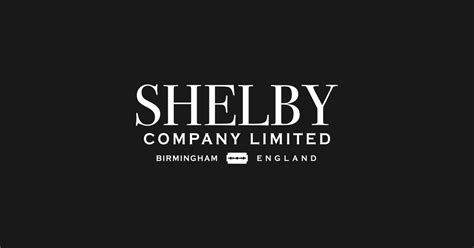 shelby company limited peaky blinders sticker teepublic